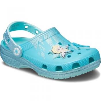 Crocs Kids' Disney Frozen Elsa Classic Clog Sandals - Size J3 - Multi-Color