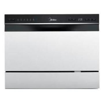 Lavavajillas de Sobremesa Midea MTD55S400W, 6 Servicios, WiFi y Filtro Antibacterias