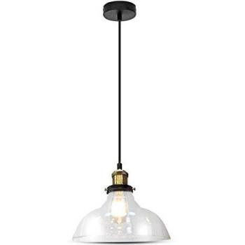 Lámpara Colgante LED de Cristal Transparente con Portalámparas E27 (Máx 60W) Diámetro 245 mm