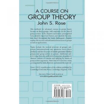 A Course on Group Theory