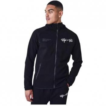 Project X Paris Two-Tone Zip-Up Hoodie Jacket - Black, Size S