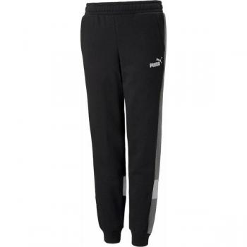 Pantalón de Chándal Puma Essentials+ Colorblock Negro Infantil 11-12 Años