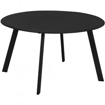 Mesa auxiliar metal gris mate 70x40 cm Excellent
