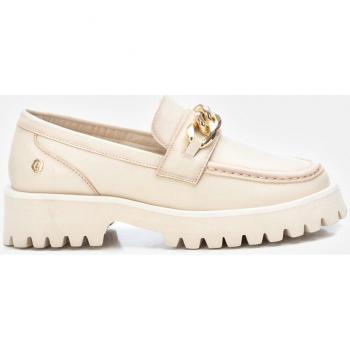 Carmela - Mocasines de piel para mujer con suela de goma antideslizante