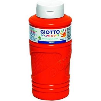 Giotto Naranja - Pintura de Dedos en Bote de 750ml