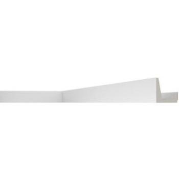 Cornisa de Techo Arstyl IL5 50x50 mm con Luz Indirecta Diseño Moderno Blanco 2 m