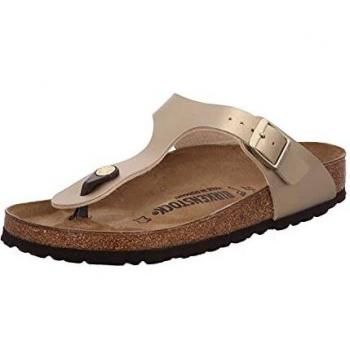 Birkenstock Gizeh Birko-Flor Women's Sandals - Gold, Size 35