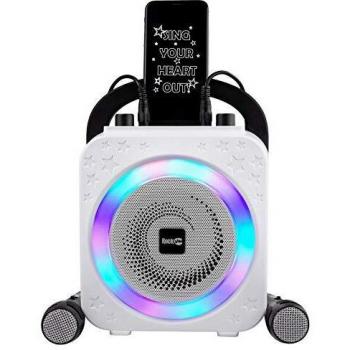 Altavoz Bluetooth Karaoke RockJam con Micrófono y Luces Disco RJPS150-BK