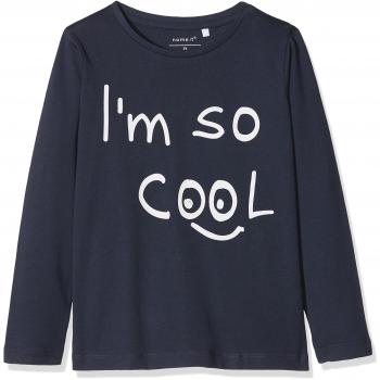 NAME IT Nmmdamsko LS Top Box, Camisa Manga Larga Para Niños, Azul