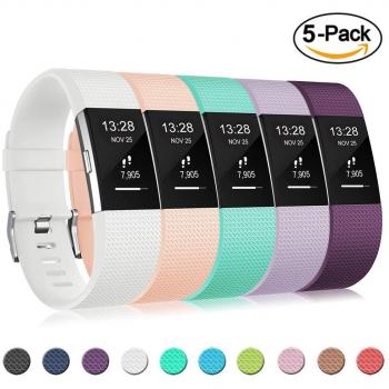 Gogoings para Correa Fitbit Charge 2 Pulsera Ajustable Correa de Reemplazo Deportivo Compatible con Fitbit Charge2 para Mujeres Hombres