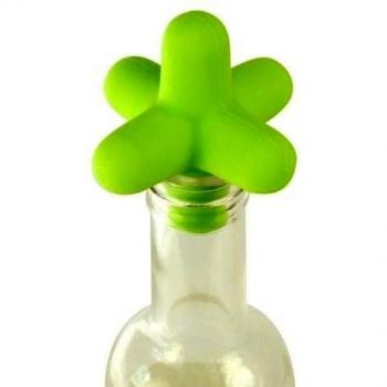 COOKUT Tapón para Botella Verde, Silicona, Centimeters
