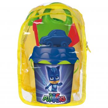 Pj Masks Set playa cubo en mochila con regadera y accesorios