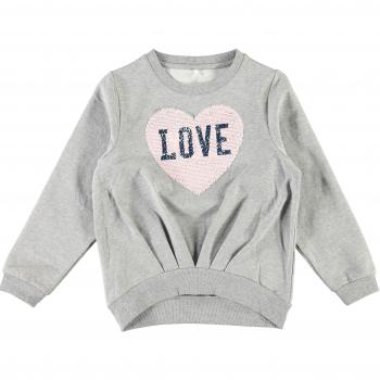 NAME IT - Sudadera - para niña Gris 158/164 cm