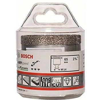 Bosch 2 608 587 129 - Coronas de diamante para perforación en seco Dry Speed Best for Ceramic