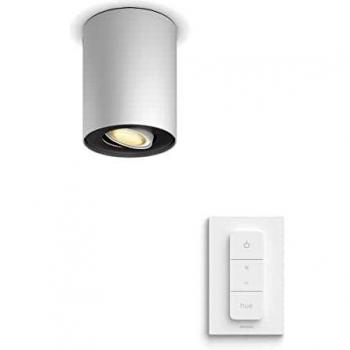 Foco Philips Hue Pillar Ambiance Blanco con Dimmer y Bluetooth 5W 350lm GU10