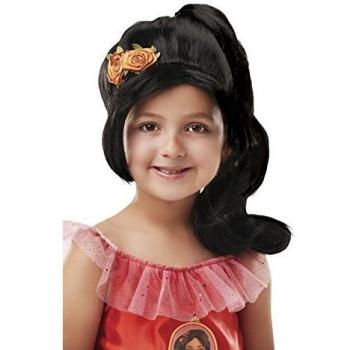 Rubies - Peluca infantil de Elena de Avalor con coleta, para niña - Talla única