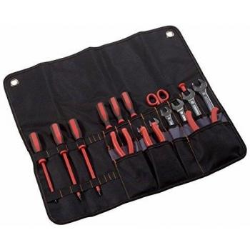 GT LINE TOP TOOL ROLL N - Estuche portaherramientas con bolsillos y elásticos fabricado en tejido reforzado