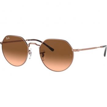 Ray-Ban RB3565 Jack 9035A5 Unisex Geometric Copper Sunglasses
