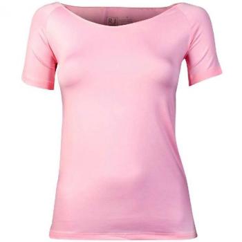 RJ Pure Color Light Pink Ladies T-Shirt 33-008 S