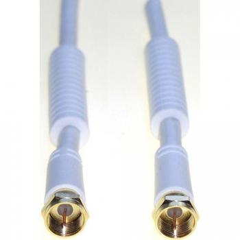 Cable Coaxial F 2,5m Blanco 95 dB FA 202 G L