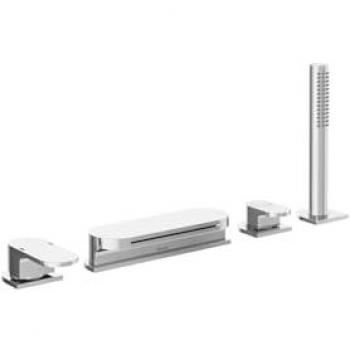 Grifo de Baño Tipo Cascada Ravak Chrome 4-Hoyos CR 025.00