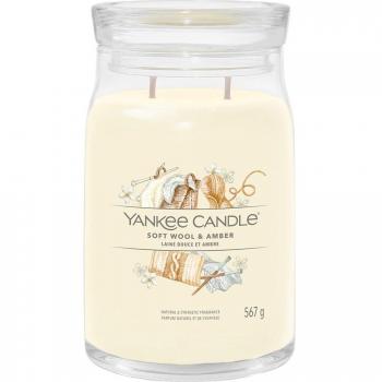 Yankee Candle Soft Wool & Amber Scented Candle 567 g