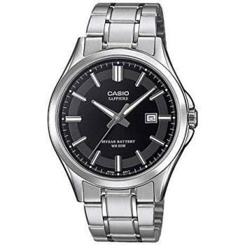 CASIO Mens Analogue Quartz Watch with Stainless Steel Strap MTS-100D-1AVEF