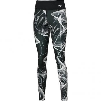 Mizuno Printed Lauftight Mujeres - Negro