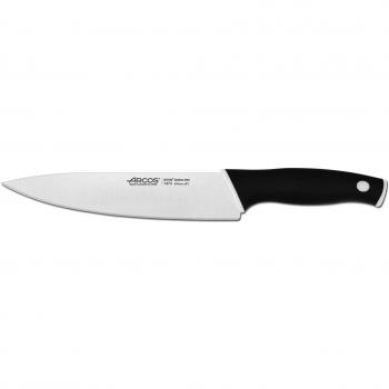 Cuchillo Cocinero Arcos Serie Dúo con Hoja de 200 mm y Mango Color Negro Blanco