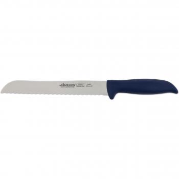 Arcos Serie Menorca, Cuchillo Panero, Hoja serrada de 200 mm, Mango Color Azul