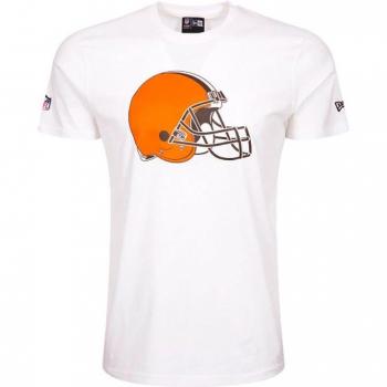 New Era Cleveland Browns NFL Regular Men's White Short Sleeve T-shirt