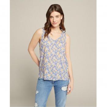 Top estampado de viscosa ecológica