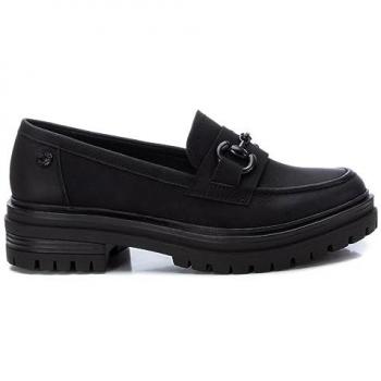 Mocasín de Mujer Refresh 171422 Negro - Piel Vegana, Suela de Goma, Talla 39