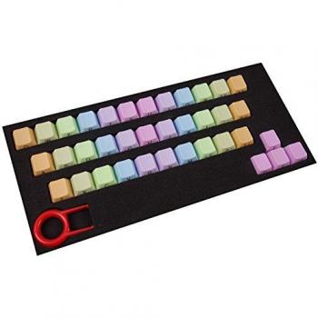 Feicuan 37 Keys Cap Cover Case ABS Colorful Replacement Keycap Universal para Teclado mecánico -Light Color