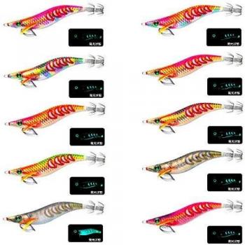 Yo-Zuri Pesca AURI-Q Rattle Search 3.0 15 g DLGL Glow Pesca EGING para calamar