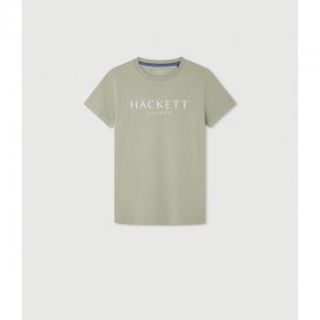 Camiseta verde con logo estampado de Hackett London para niños
