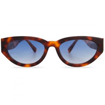 Messy Weekend AUDREY Tortoise Blue Women’s Sunglasses Tortoiseshell Size 54