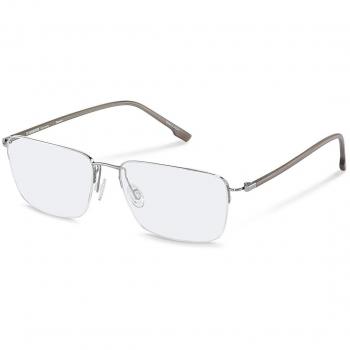 Armazones para Hombre Rodenstock R7142 A 55 Plateados con Lentes Recetadas Silver