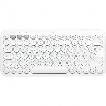 Teclado Bluetooth Inalámbrico Multidispositivo Logitech K380 para Mac - Diseño Nórdico Blanco