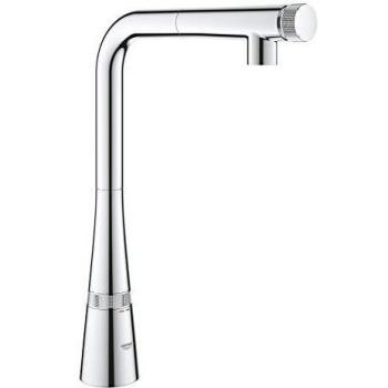 GROHE 31593002 - Zedra SmartControl Monomando de fregadero con SmartControl integrado, Cromo