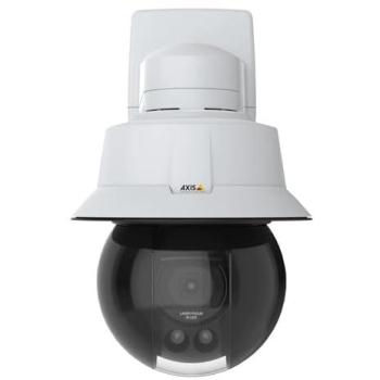 Cámara de Seguridad IP Exterior Axis 02446-003 4K UHD 3840 x 2160 Pixeles con Montura y Cubierta Antivandálica TM3817
