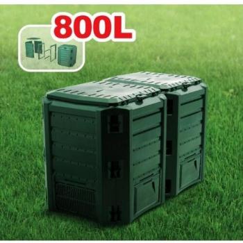 Prosperplast Compostador 800 L Compogreen Module de plástico en Color Verde, 82,6