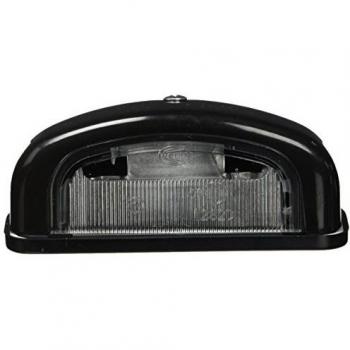 Luz de matrícula HELLA 2KA 001 386-231 para VW, FORD y MAGIRUS-DEUTZ - 12V, montaje exterior, difusor cristalino