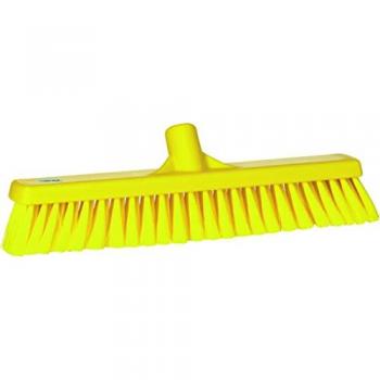 Escoba Vikan Suave Amarilla para Uso General 410mm PET