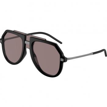 Dolce & Gabbana DG6195 25257N Men's Pilot Sunglasses Black