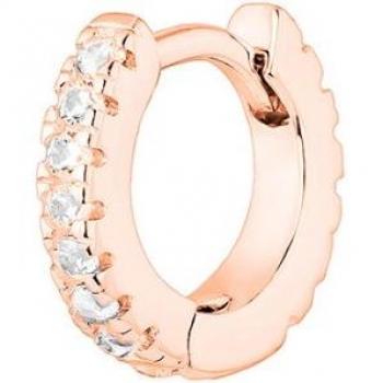 Piercing aro Earcandy Sophie de plata bañado en oro rosa