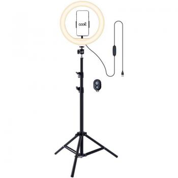 Cool Aro de Luz LED Trípode 180 Cm con Mando Bluetooth