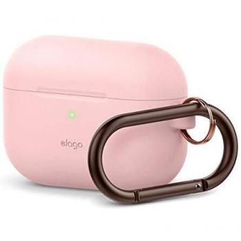 elago Original Funda de Silicona con Mosquetón Compatible con AirPods Pro