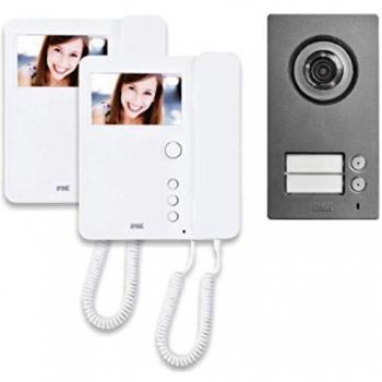 Kit Videocitófono Bifamiliar Urmet Mikra2 con Monitor Cornetta Miro 1784/762