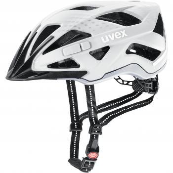 Uvex City Active – Casco de Bicicleta, Primavera/Verano, Unisex, Color Blanco Mate, tamaño Large